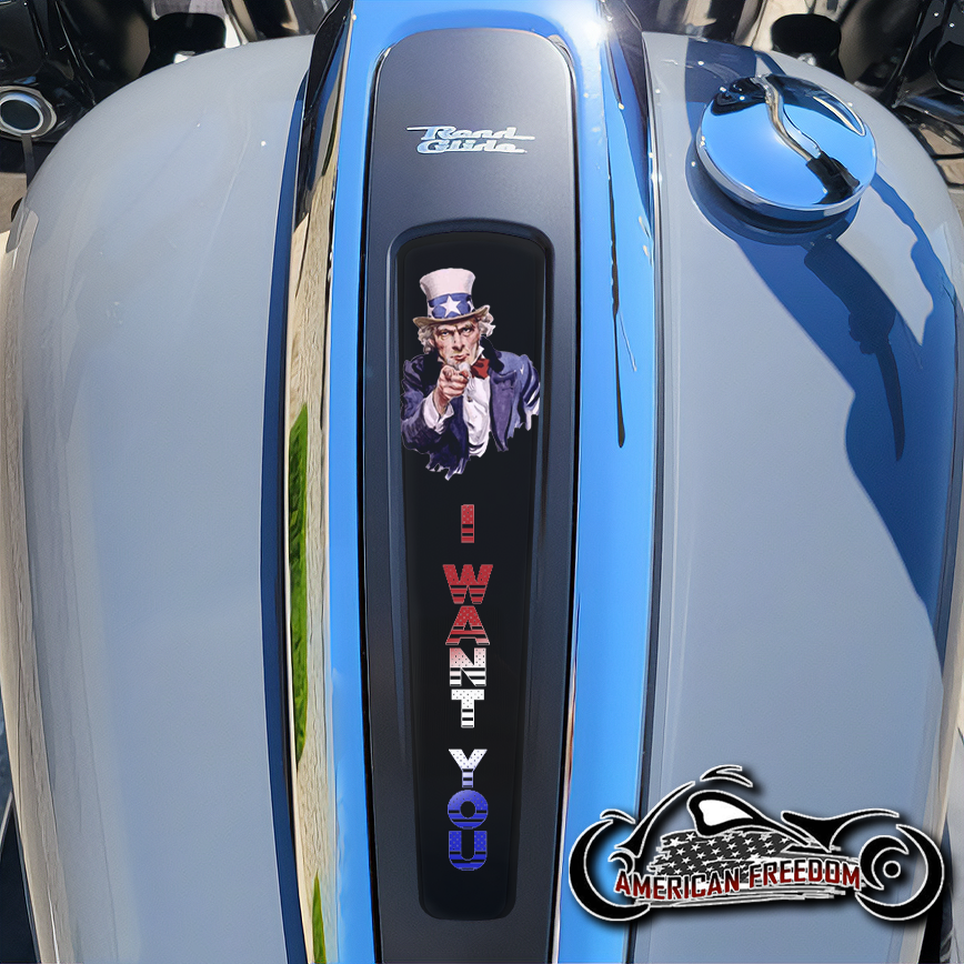 Harley 2021+ Street & Road Glide Dash Insert - I Want You